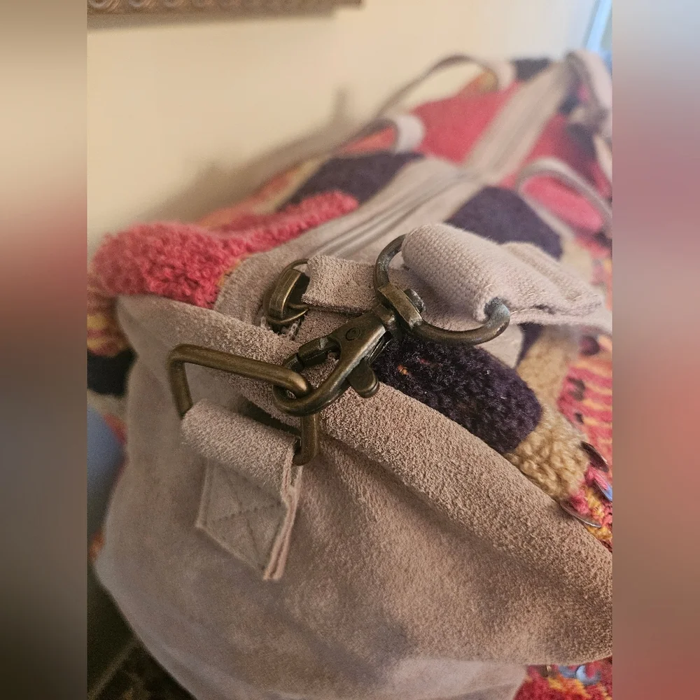 NWOT Free People First Class Embellished Weekender in Primrose Garden Duffel Bag - Picture 13 of 17